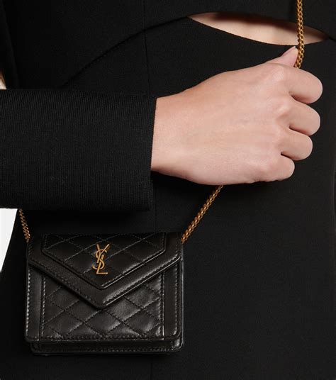 gaby micro bag ysl|Saint Laurent Gaby Micro Bag in Quilted Lambskin .